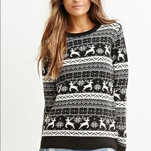 Fair isle reindeer sweater NWOT FINAL SALE
